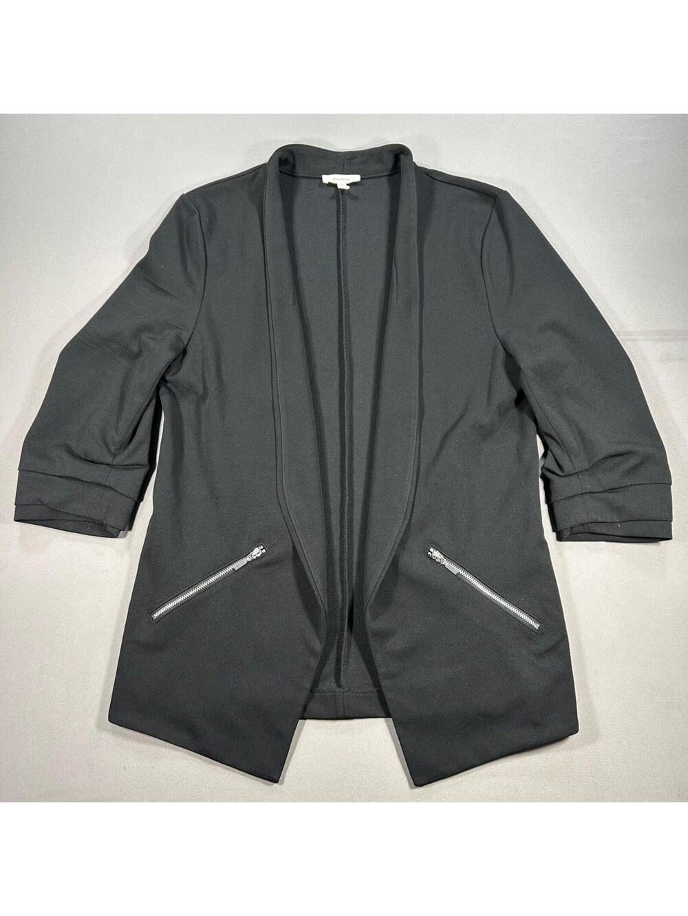 Maurices Women's Black open blazer Size Large